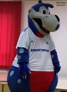 Besuch vom HSV Dino Hermann