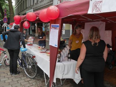 Die Pestalozzi Kitas waren zum ersten Mal bei der Altonale dabei.